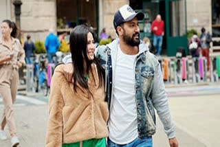 Katrina Kaif with hubby Vicky Kaushal