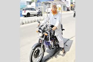 A mechanic built a unique solar e bike to survive the extreme heat in Nalgonda