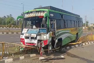 BUS ACCIDENT IN CHATRAPUR HIGH WAY