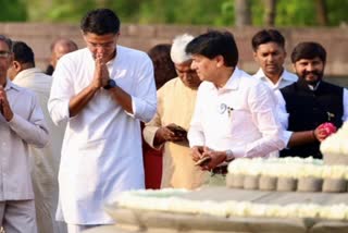 Sachin Pilot Paid Floral Tribute