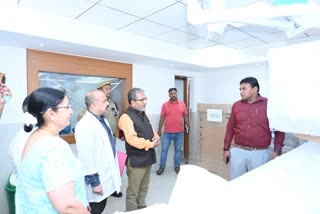 Inspection of Srinagar Base Hospital