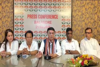 Congress Press Meet In Balasore
