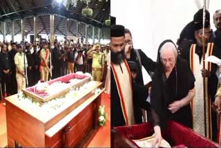 KP YOHANNAN FUNERAL  BURIED WITH OFFICIAL HONORS  MAR ATHANASIUS KP YOHANNAN  അത്തനേഷ്യസ് യോഹന്നാന്‍റെ കബറടക്കം