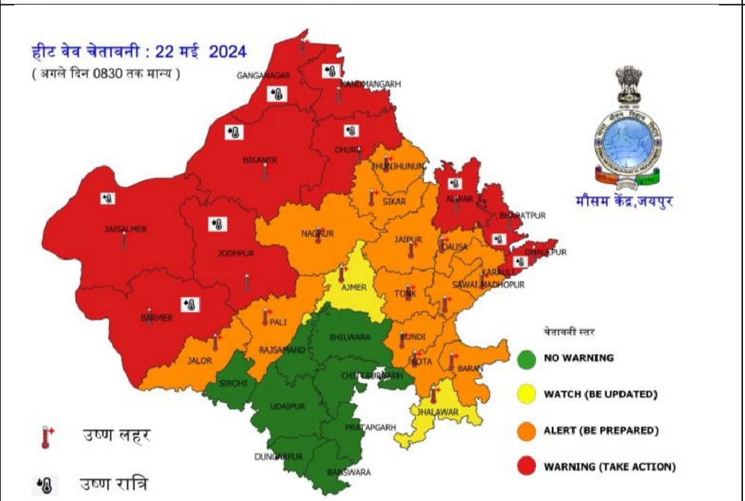 प्रदेश में लू का प्रकोप