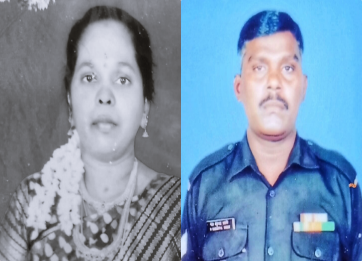 உயிரிழந்த பெண் மற்றும் அவரது கணவர் ராணுவ வீரர்