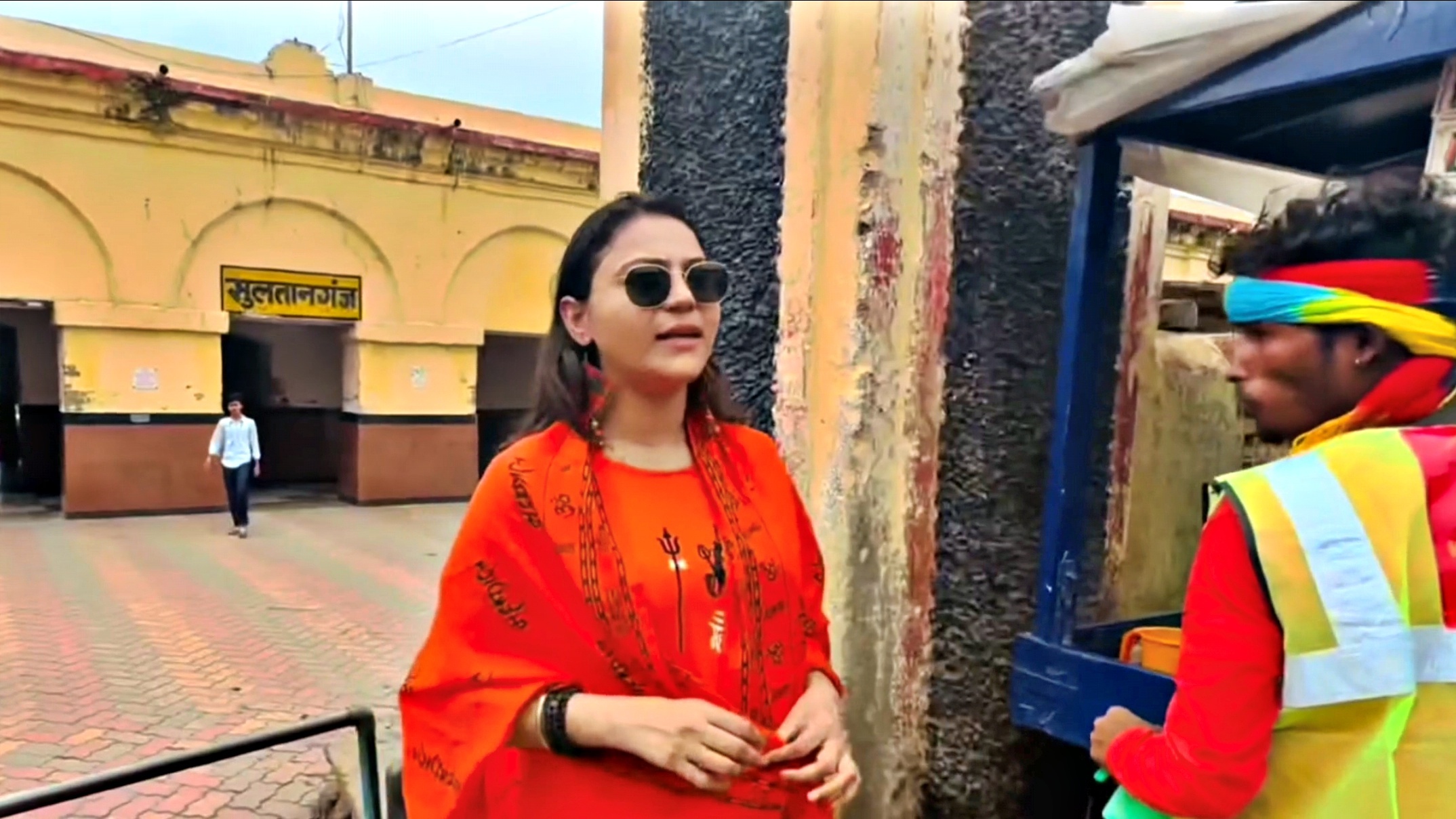ಸುಲ್ತಾನ್ಗಂಜ್ನಲ್ಲಿ ವಿಡಿಯೋ ಮಾಡುತ್ತಿರುವ ಜ್ಯೋತಿ