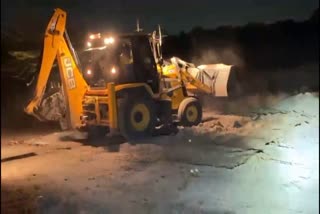 જામનગરમાં દબાણ હટાવાયું