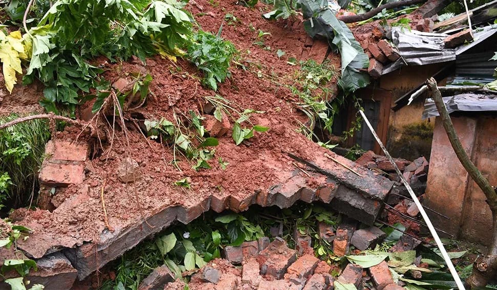 Millions of people living in the hills and plains of Guwahati are scared due to the fear of landslides