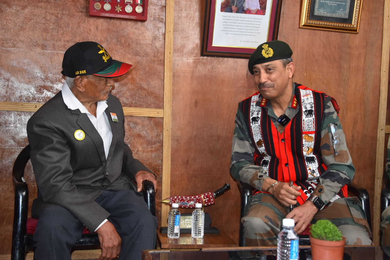 Assam Rifles DG meet Maring Ao
