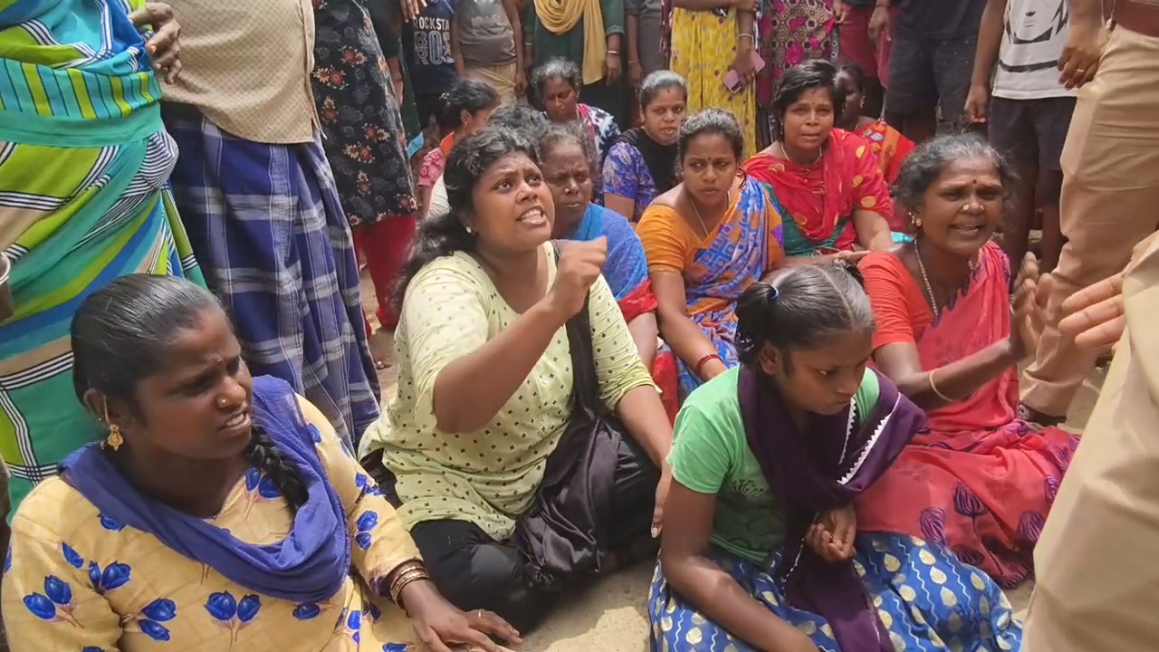 வீடுகளை அகற்ற மக்கள் எதிர்ப்பு