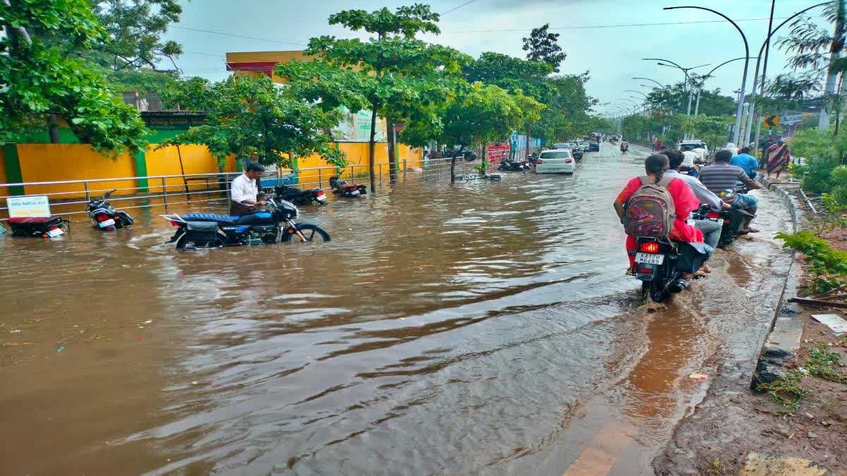 heavy rain in channagiri taluk