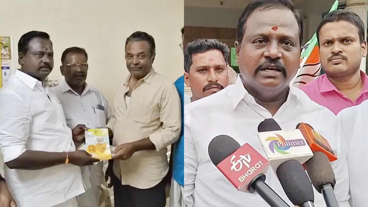 .புதுக்கோட்டையில் பாஜக மாநில பொதுச் செயலாளர் கருப்பு முருகானந்தம் பேட்டி