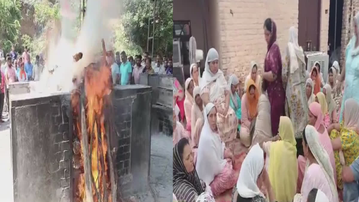 Deadbody of Baljit Kumar reached the village, family performed the cremation