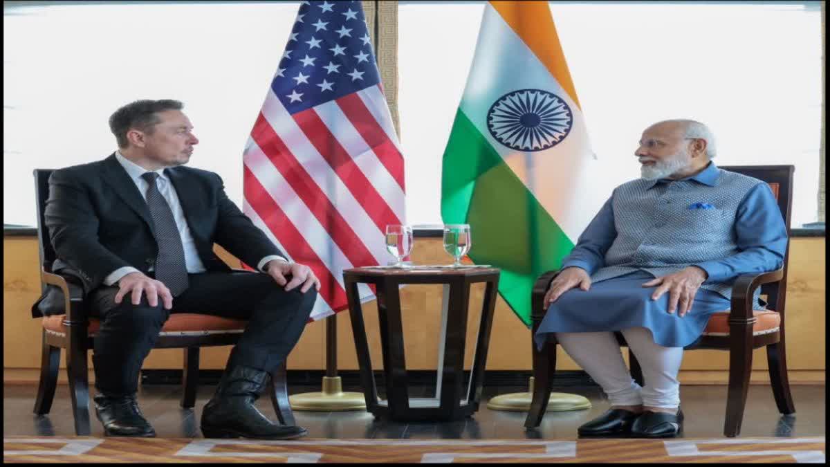 Elon Musk meets Pm Modi