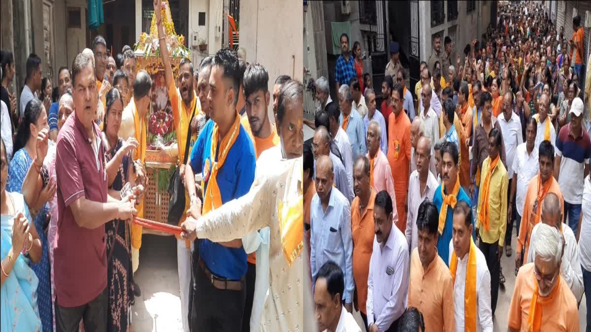 Rathyatra in Balasinor : બાલાસિનોરમાં અષાઢ સુદ ત્રીજના આજના દિવસે રથયાત્રા યોજાઇ