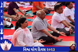 International Yoga Day: CM પટેલની હજારીમાં 1.25 લાખથી વધુ લોકોએ યોગા કરી રેકોર્ડ બનાવ્યો