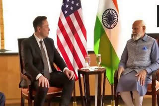 Modi in USA  Indian PM in US  Prime Minister Narendra Modi meets Elon Musk  Tesla CEO Elon Musk  പ്രധാനമന്ത്രി മോദി  പ്രധാനമന്ത്രി നരേന്ദ്ര മോദി  ടെസ്‌ല സിഇഒ എലോൺ മസ്‌ക്  ടെസ്‌ല സിഇഒ എലോൺ മസ്‌ക് മോദി കൂടിക്കാഴ്‌ച  പ്രധാനമന്ത്രി മോദിയെ പ്രശംസിച്ച് എലോൺ മസ്‌ക്  എലോൺ മസ്‌കിന്‍റെ വാക്കുകൾ  ടെസ്‌ല ഇന്ത്യൻ വിപണിയിലേക്ക്  ടെസ്‌ല  Elon Musk meeting with PM Modi  Tesla will be in India  investments in India