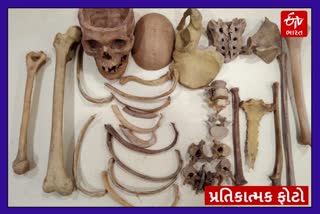 Skeleton found in Chandauli: નિર્માણાધીન મકાનમાંથી એક માનવ હાડપિંજર મળી આવ્યું