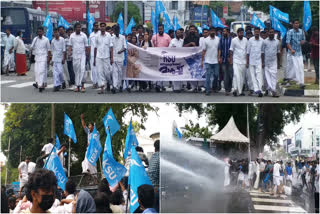 KSU march  KSU march to the Secretariat  Conflict in KSU march  കെ എസ്‌ യു  ഉന്നത വിദ്യാഭ്യാസ മേഖല  സെക്രട്ടേറിയറ്റിലേക്ക് നടത്തിയ മാർച്ച്  കെ എസ്‌ യു മാർച്ച്  അലോഷ്യസ് സേവ്യർ  വ്യാജ സർട്ടിഫിക്കറ്റ്  fake certificate