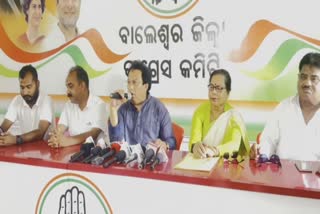 congress pressmeet in balasore