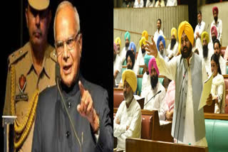 Punjab Governor Banwarilal Purohit held a press conference to reply to Punjab Chief Minister Bhagwant Mann