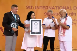 PM Modi led Yoga session at UN creates Guinness World Record