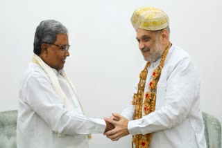 cm-siddaramaiah-talks-with-union-home-minister-amit-shah-about-rice-problem