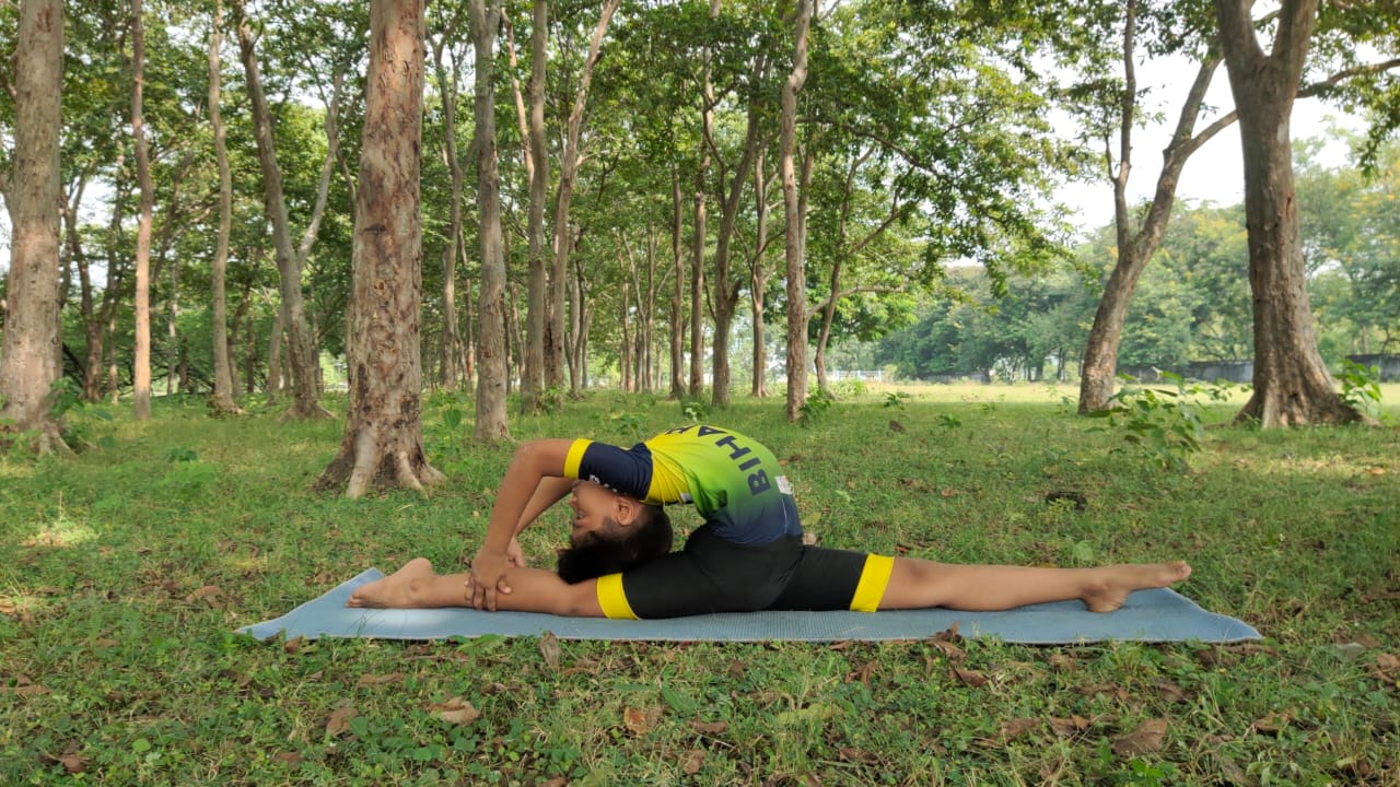international-yoga-day-gaya-junior-baba-ramdev-rudra-pratap-singh