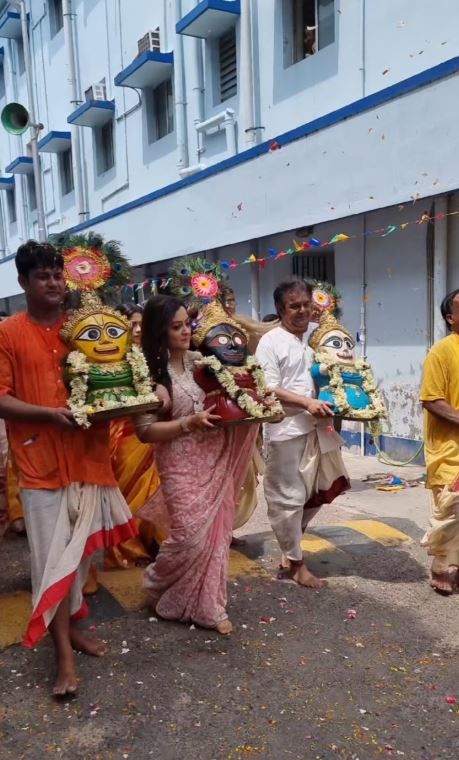 Some Glimpses of Celebs Rathayatra Celebration