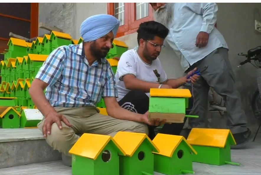 Seven storey unique house for birds