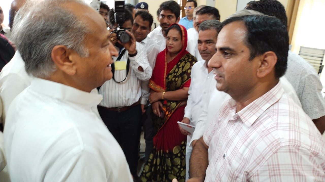 CM Gehlot Meets Public in Jalore