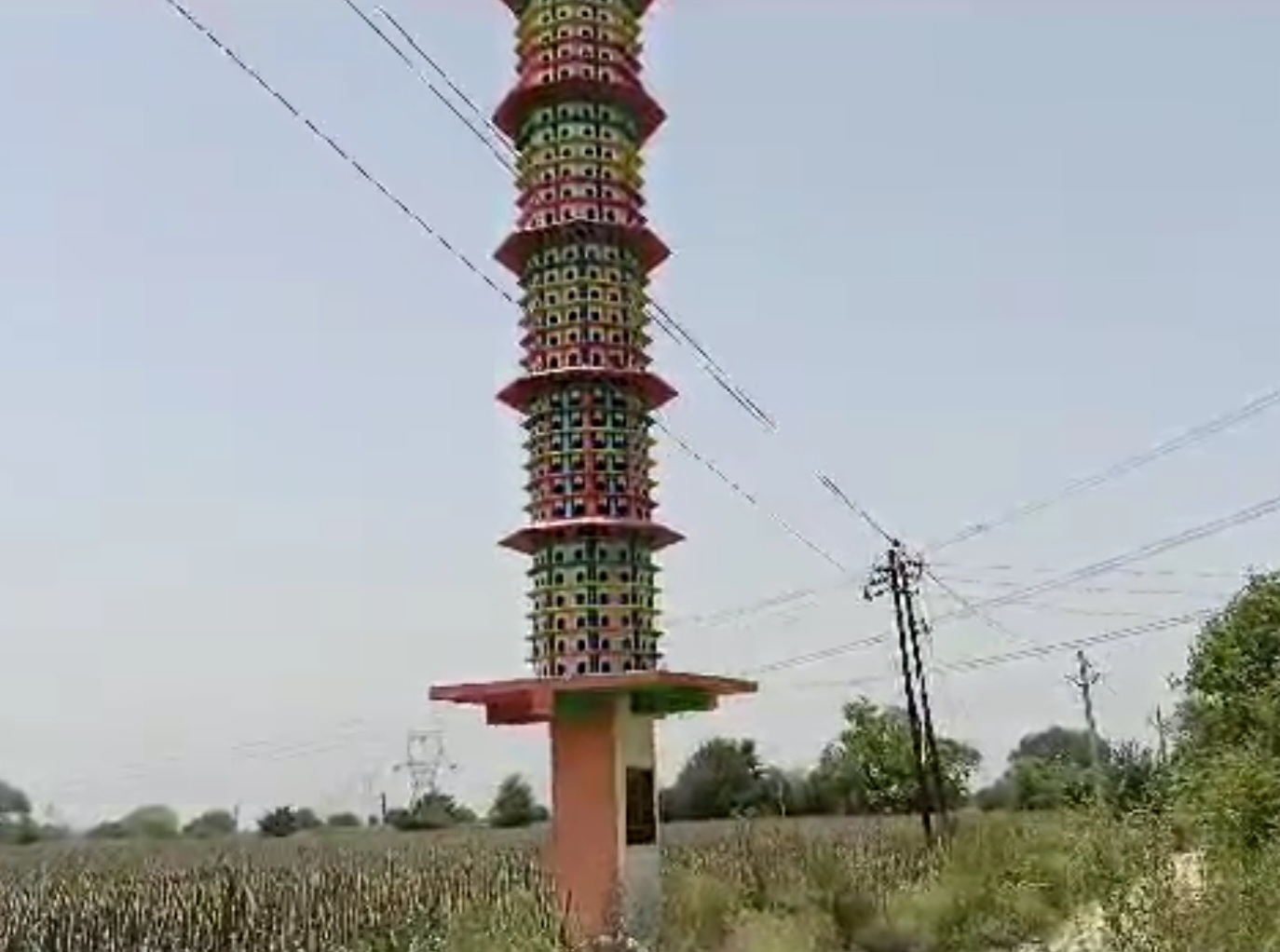 Seven storey unique house for birds