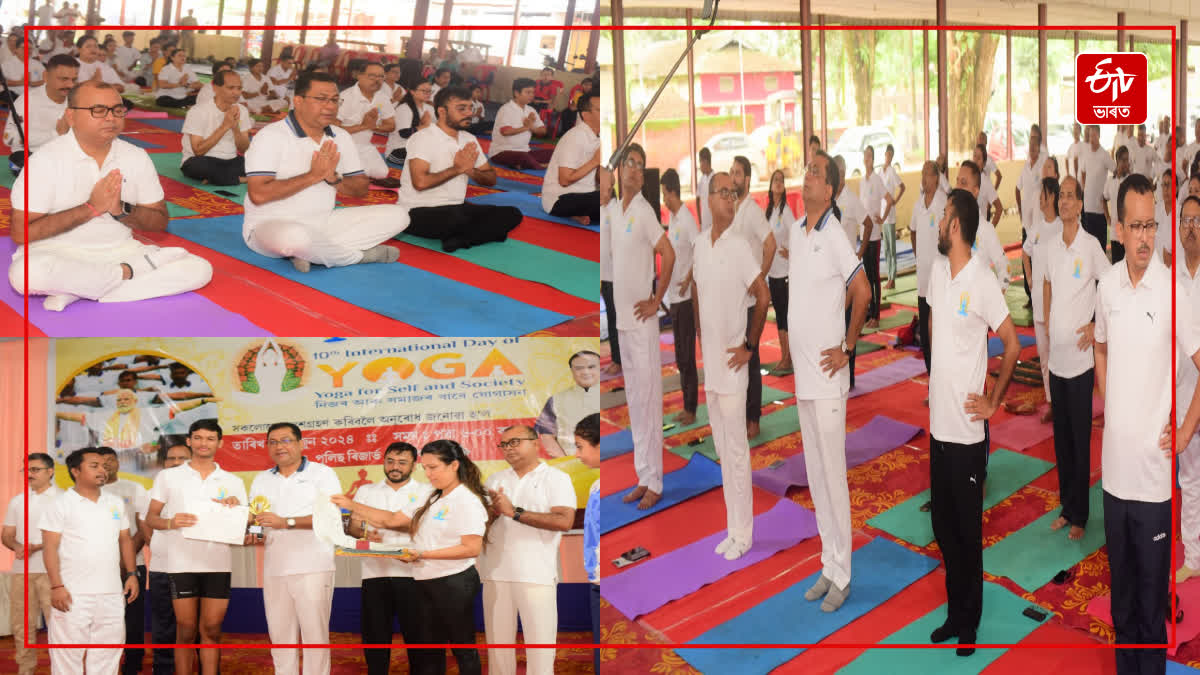 MLA Rupak Sharma participates in Yoga Day programme in Nagaon