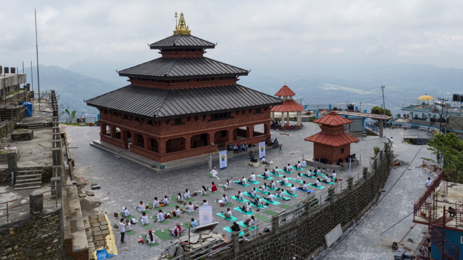 International Day of Yoga celebration in Pokhara, Nepal