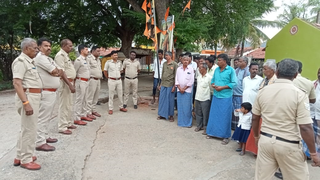 Sudden Raid on the old illegal liquor spots in Chamarajanagara