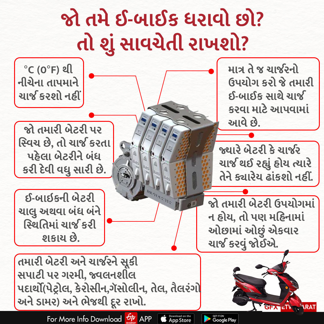 ઇલેક્ટ્રિક બેટરી અંગે મહત્વની બાબતો