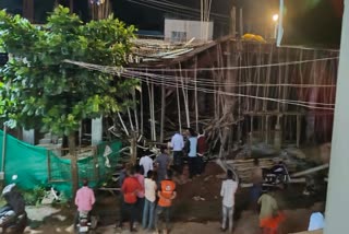 Shivamogga building Centering collapsed