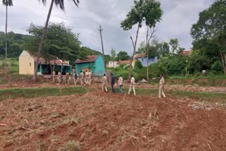 Sudden Raid on the old illegal liquor spots in Chamarajanagara