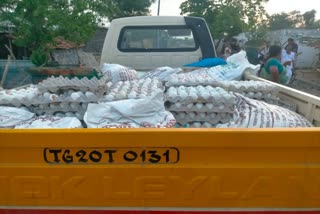 Rotten Eggs Distributed To Anganwadi