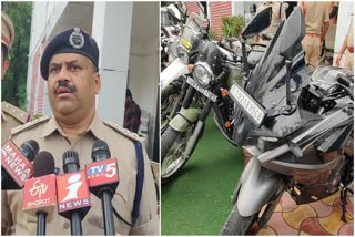 Madhapur ACP On Bike Racing