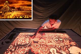 SAND ANIMATION ON SNANA PURNIMA