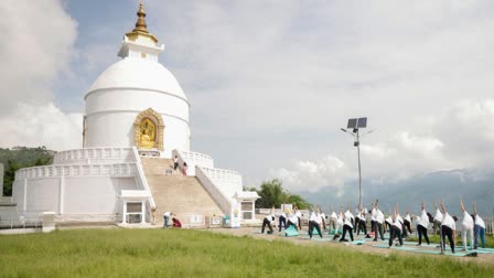 International Day of Yoga celebration in Pokhara, Nepal