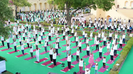 YOGA AT JANTAR MANTAR JAIPUR