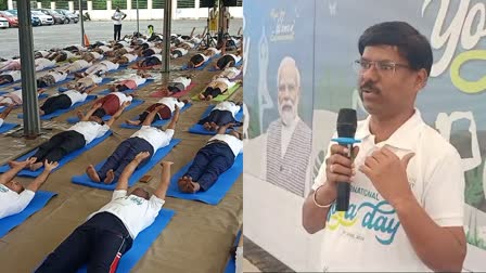 YOGA DAY CELEBRATION 2024  YOGA DAY CELEBRATION IN KOCHI  അന്താരാഷ്‌ട യോഗാ ദിനം  കൊച്ചിൻ പോർട്ട് യോഗ പരിശീലനം