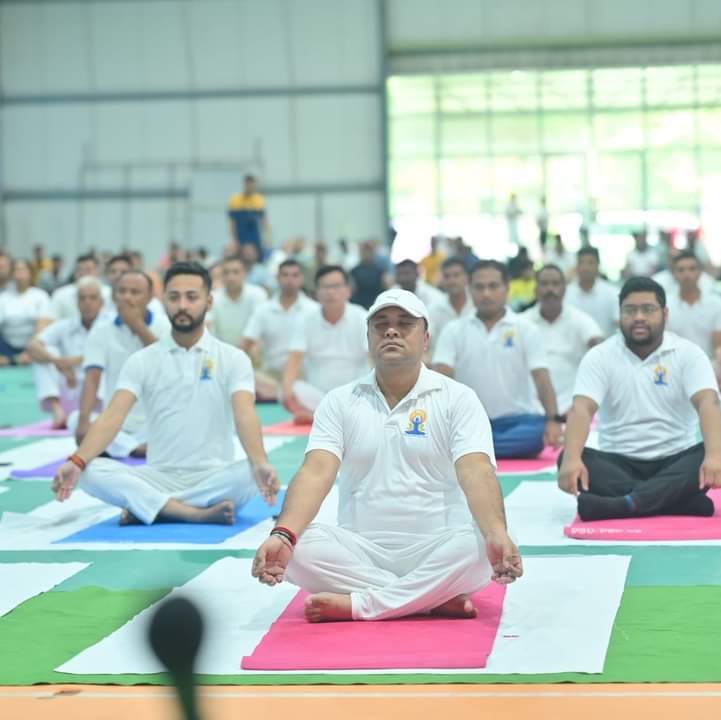 Internation yoga day 2024 celebrated in various parts of assam