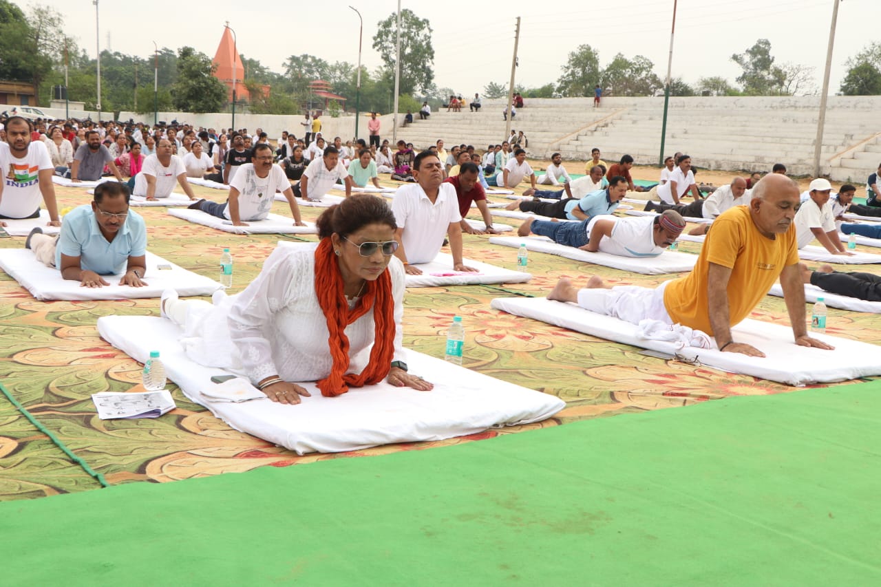 International Yoga Day in Manendragarh