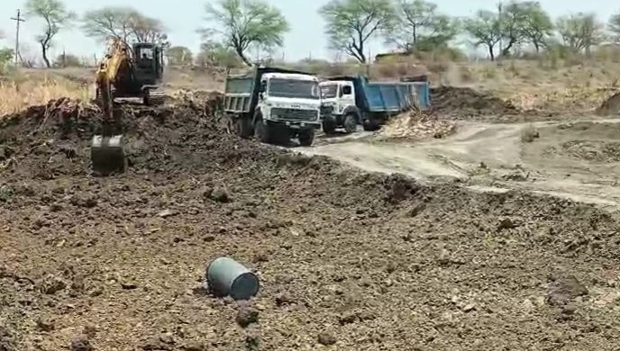 Illegal mining in Vidisha