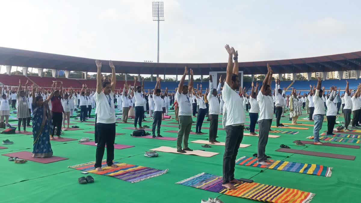 తెలంగాణలో ఘనంగా యోగా డే International Yoga Day celebrations in Telangana