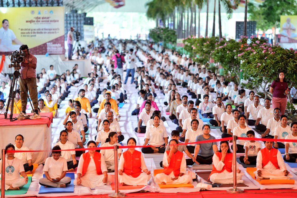 11TH INTERNATIONAL YOGA DAY CELEBRATION BHOPAL