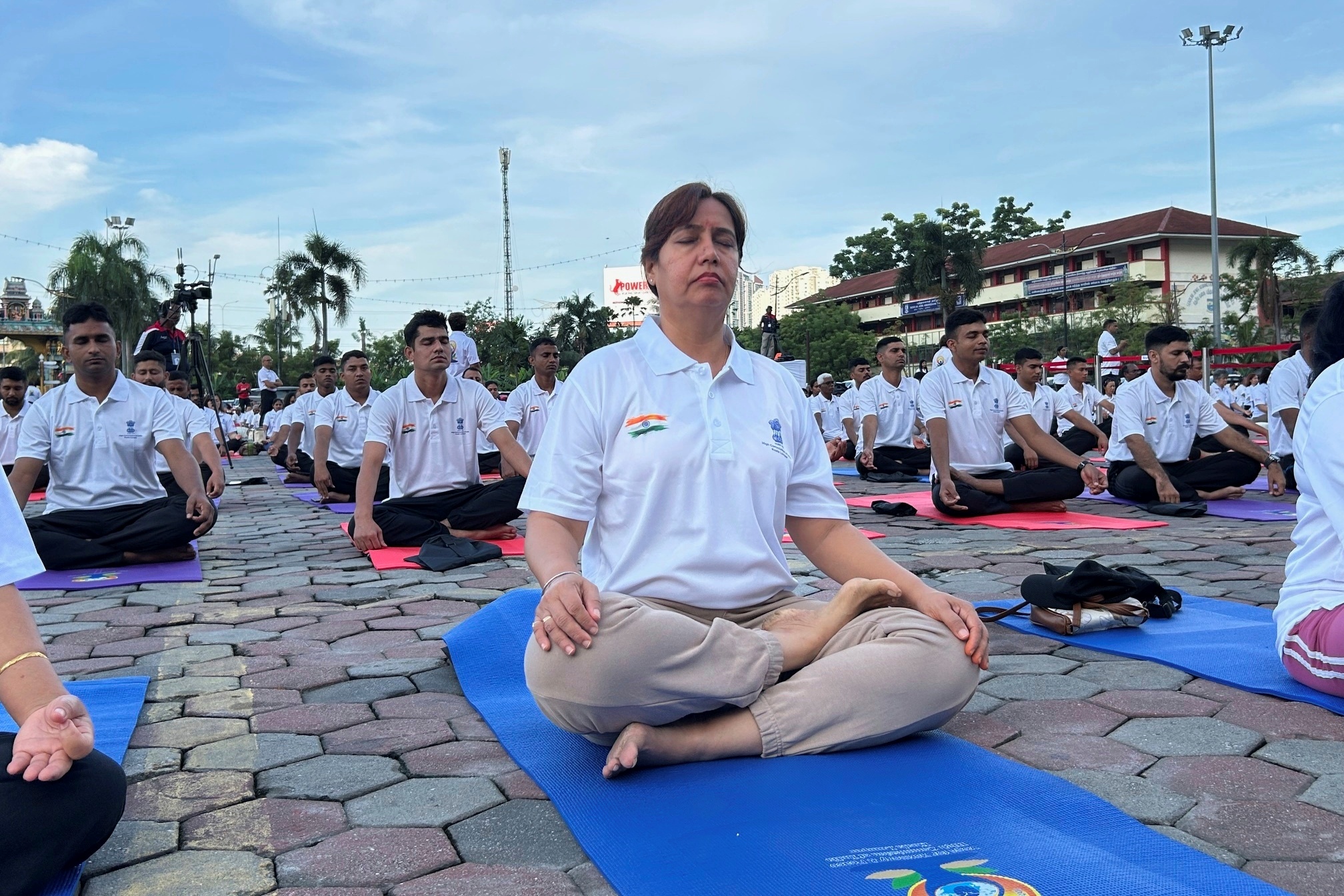 International Yoga Day was celebrated at the UN headquarters with wellness guru Deepak Chopra leading the session hosted by Permanent Mission of India to UN.